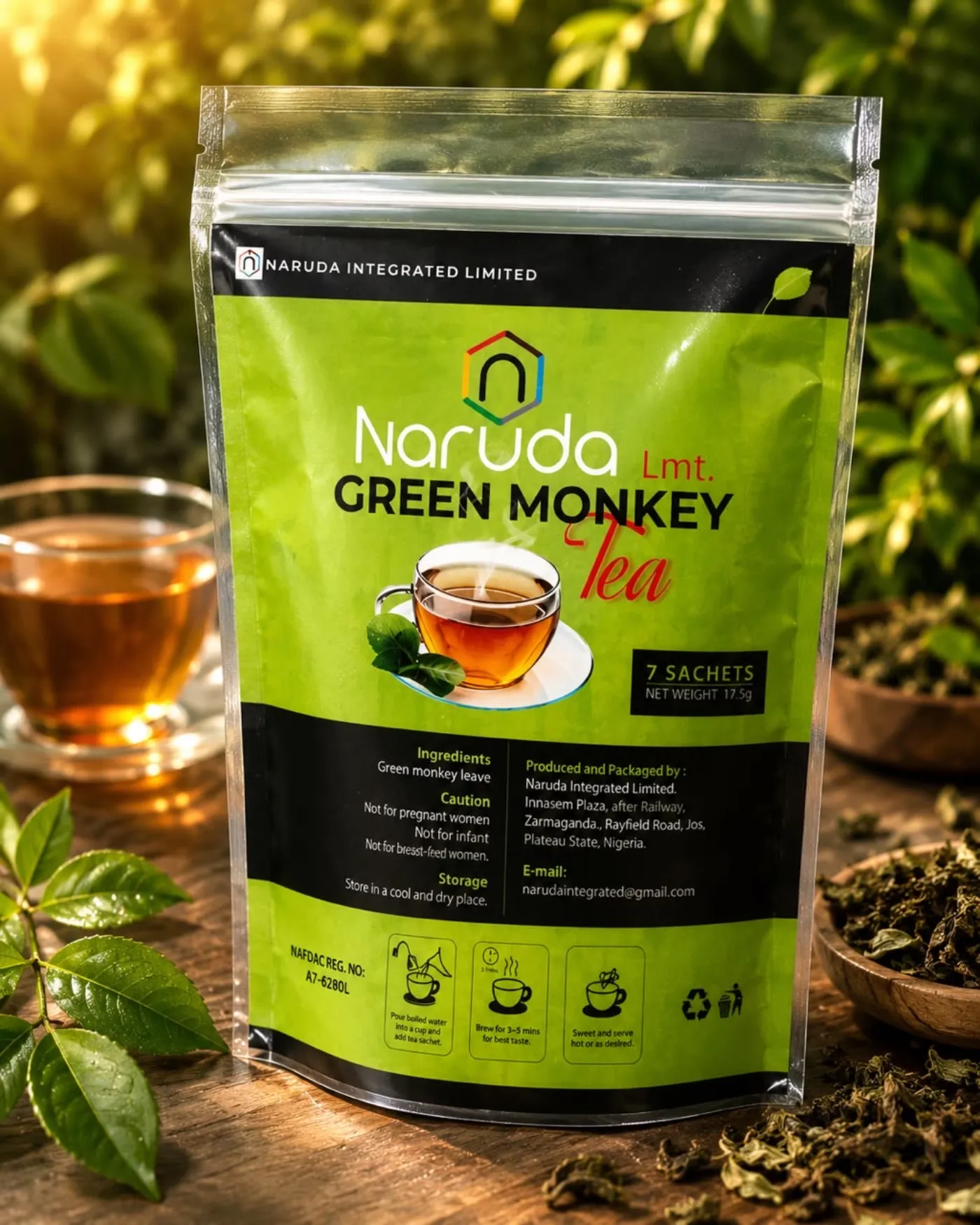 Naruda Green Monkey Tea
